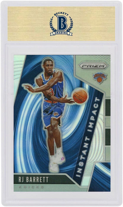 RJ Barrett 2019 Panini Prizm Instant Impact Rookie Silver #22 (PSA or BGS Graded)