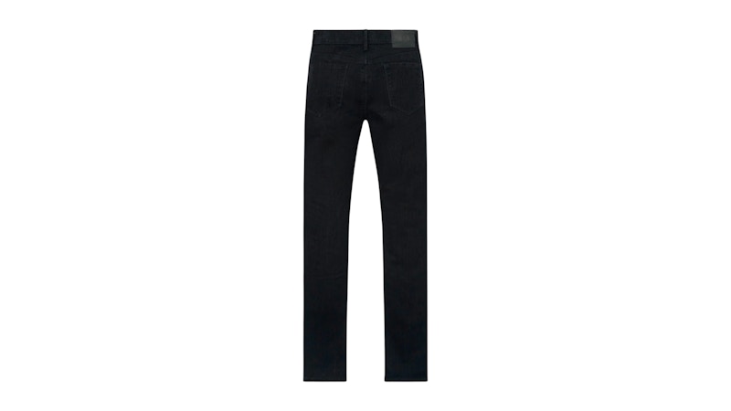 RtA Bryant Flocked Jeans Black