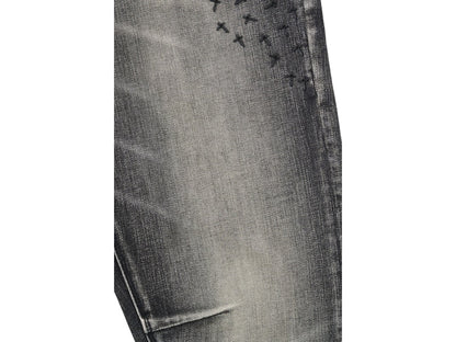 RtA Bryant Skinny Ash Storm Cross Jeans Ash Storm