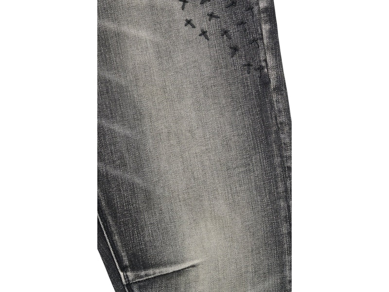 RtA Bryant Skinny Ash Storm Cross Jeans Ash Storm