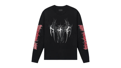 RtA Lawrence Black Cyber Sigilism L/S Tee Black