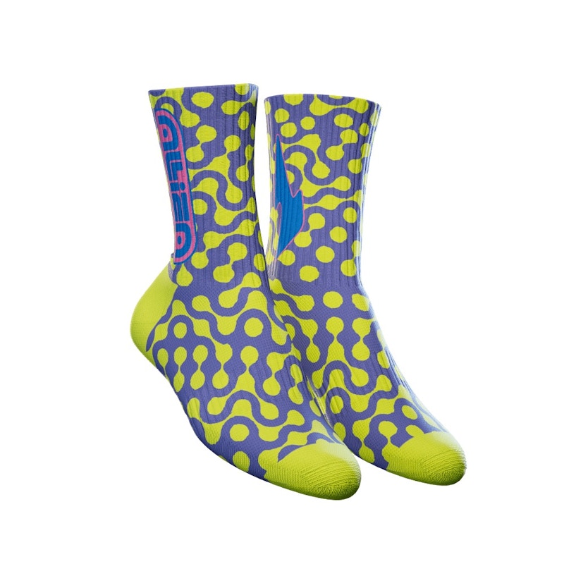 RTFKT CloneX Alien Socks Yellow/Purple