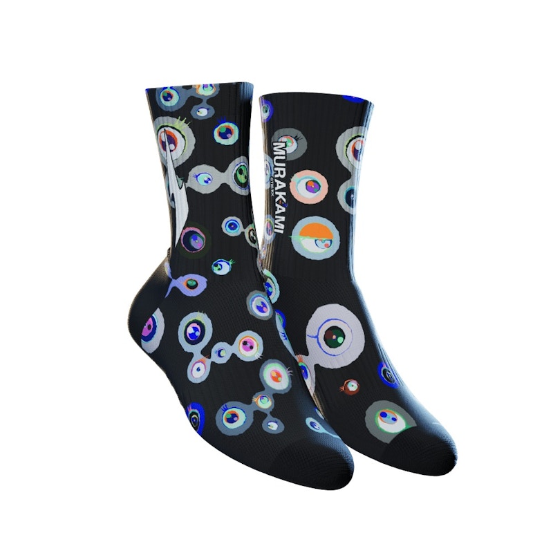 RTFKT CloneX Murakami DNA Socks Black