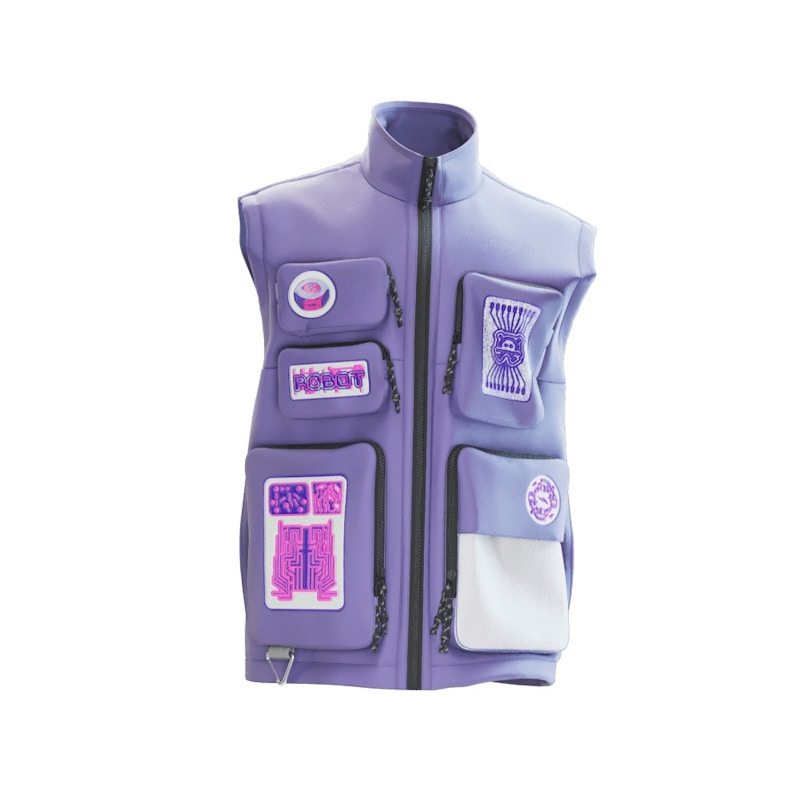 RTFKT CloneX Robot Utility Vest Purple