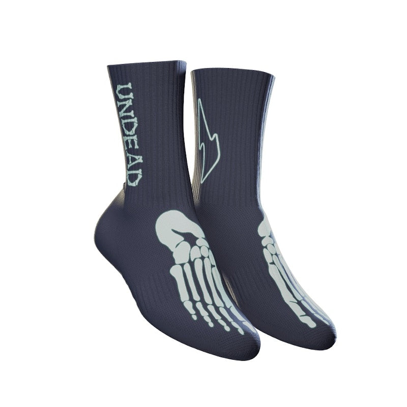 RTFKT CloneX Undead Socks Washed Black