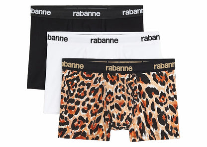 Rabanne H&M 3-Pack Cotton Boxer Briefs (Mens) Multicolor