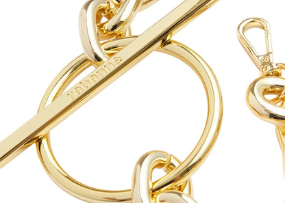 Rabanne H&M Buckle-Detail Chain Waist Belt Gold