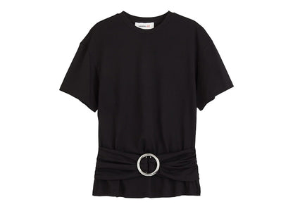 Rabanne H&M Buckle-Detail T-Shirt Black