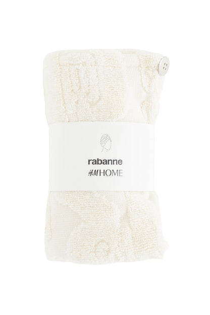 Rabanne H&M Cotton Hair Turban Beige