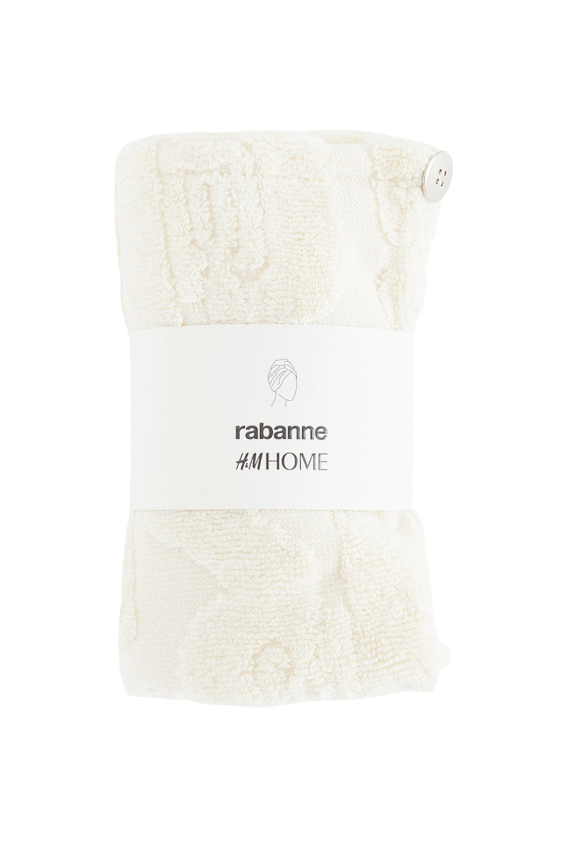 Rabanne H&M Cotton Hair Turban Beige