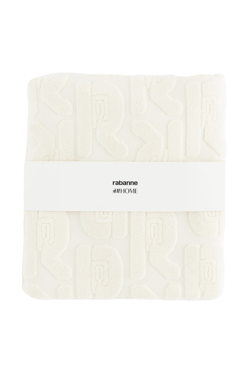 Rabanne H&M Cotton Terry Bath Towel Beige