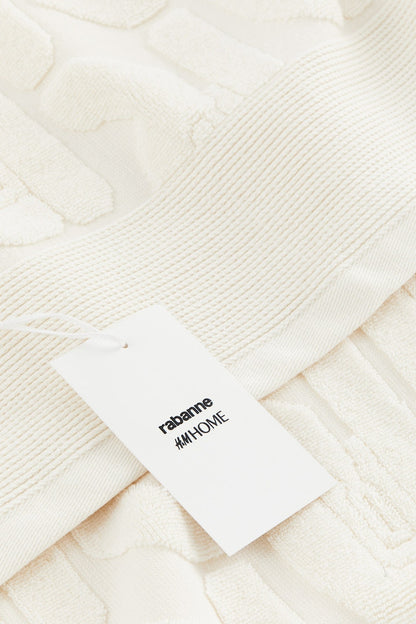 Rabanne H&M Cotton Terry Bath Towel Beige