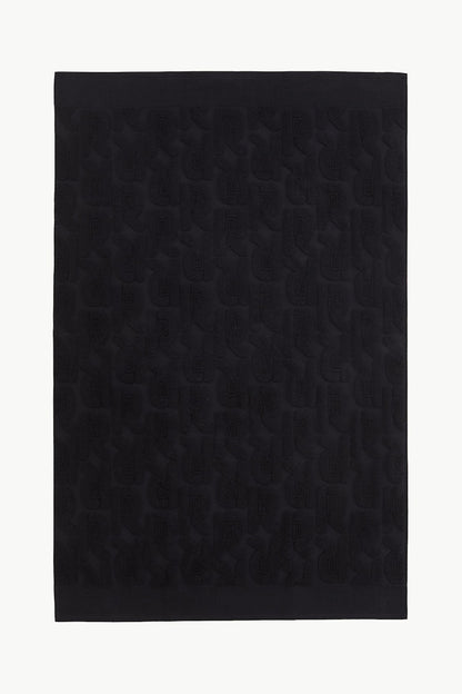 Rabanne H&M Cotton Terry Bath Towel Black
