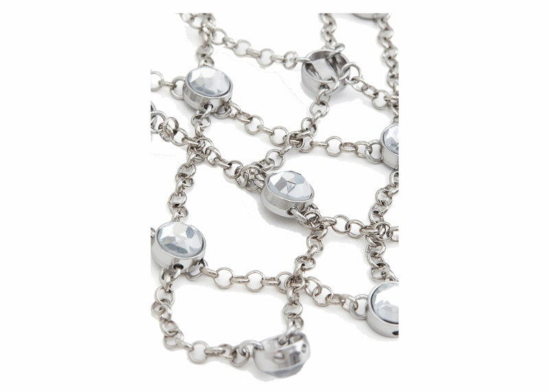 Rabanne H&M Embellished Chain Mail Top (Mens) Silver