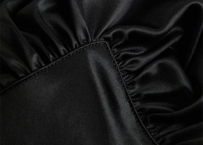 Rabanne H&M Jersey Scarf-Detail Top Black