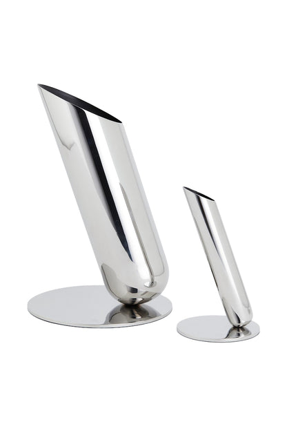 Rabanne H&M Large Stainless Steel Vase Silver