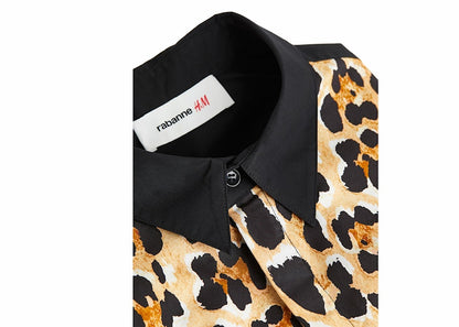 Rabanne H&M Leopard-Print Shirt (Mens) Multicolor
