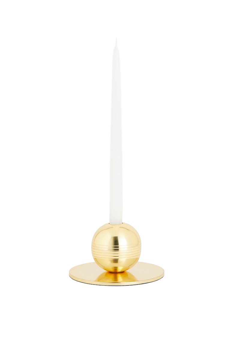 Rabanne H&M Metal Candle Holder Gold