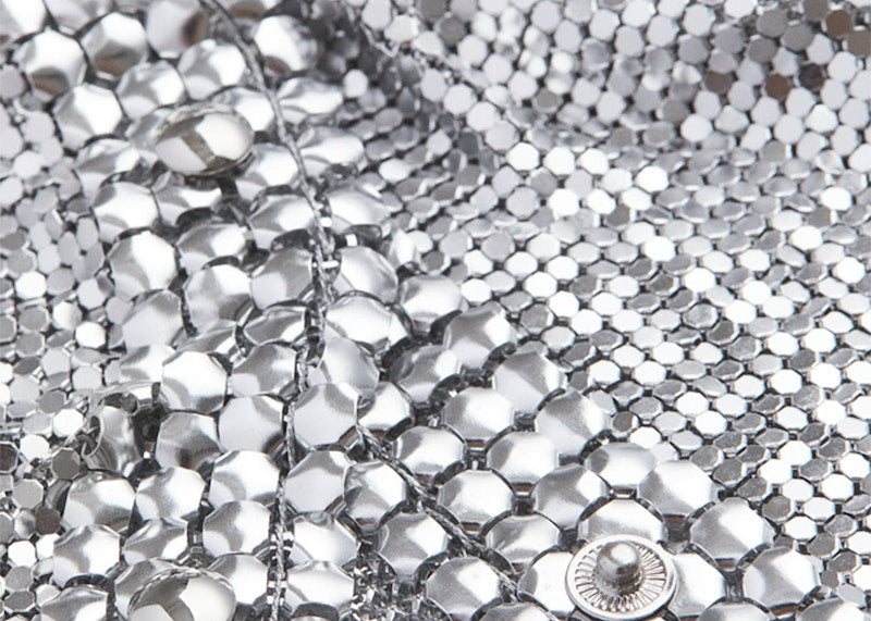 Rabanne H&M Metal-Mesh Dress Silver