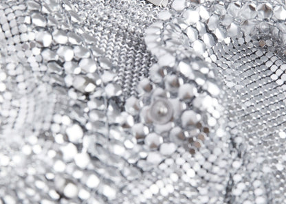 Rabanne H&M Metal-Mesh Dress Silver