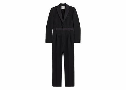 Rabanne H&M Satin-Detail Tuxedo Jumpsuit (Mens) Black