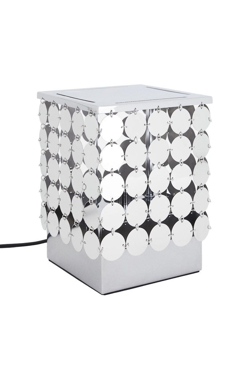Rabanne H&M Sequin-Disc Table Lamp Silver