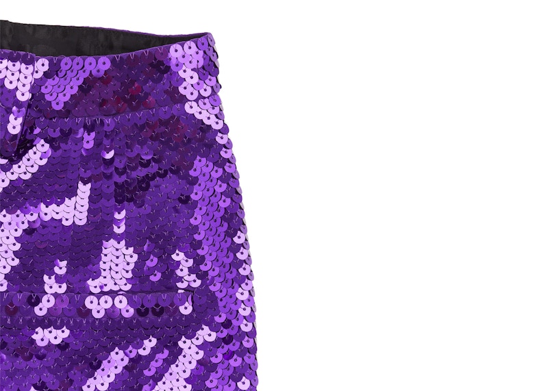 Rabanne H&M Sequined Pants Purple