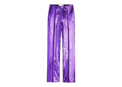 Rabanne H&M Sequined Pants Purple