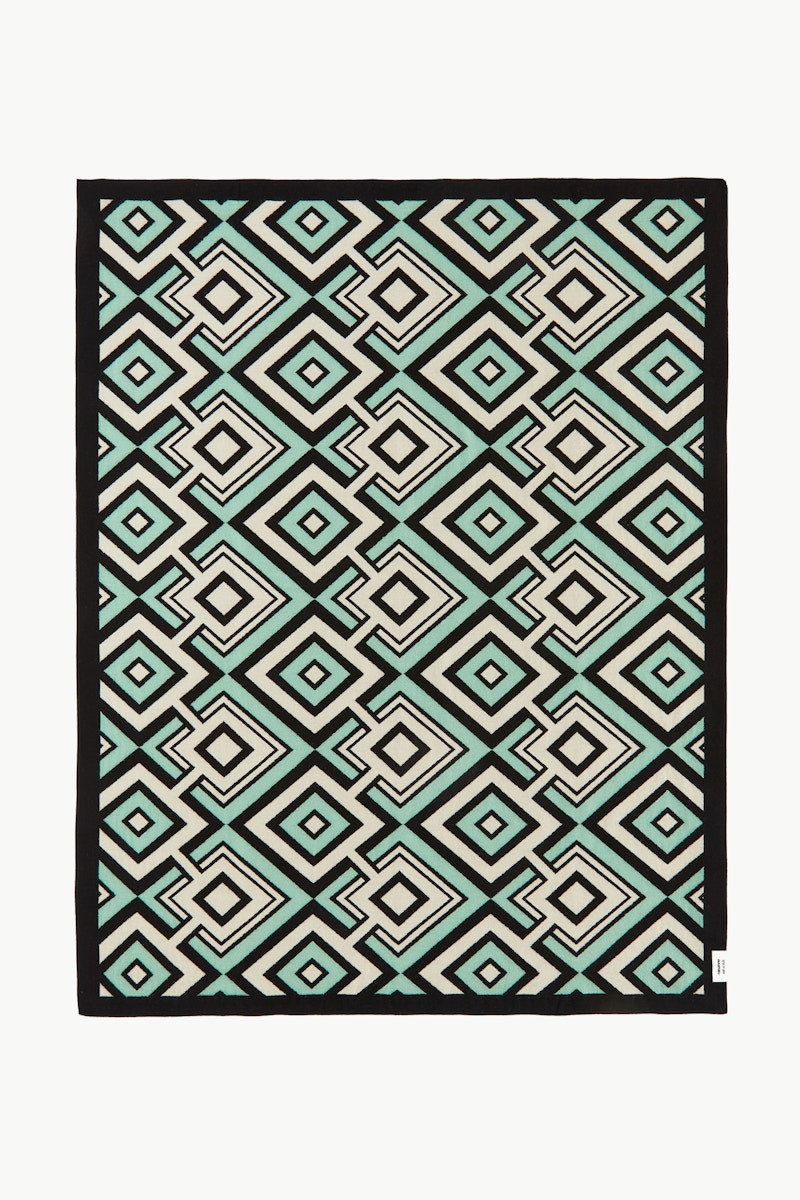 Rabanne H&M Wool-Blend Throw Multicolor