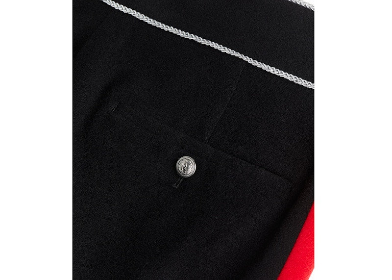 Rabanne H&M Wool Pants with Side Stripes (Mens) Navy