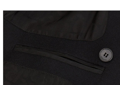 Rabanne H&M Wool Pea Coat (Mens) Navy