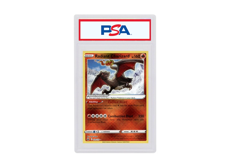 Radiant Charizard 2023 Pokémon Sword & Shield Crown Zenith #020/159 (PSA or BGS Graded)