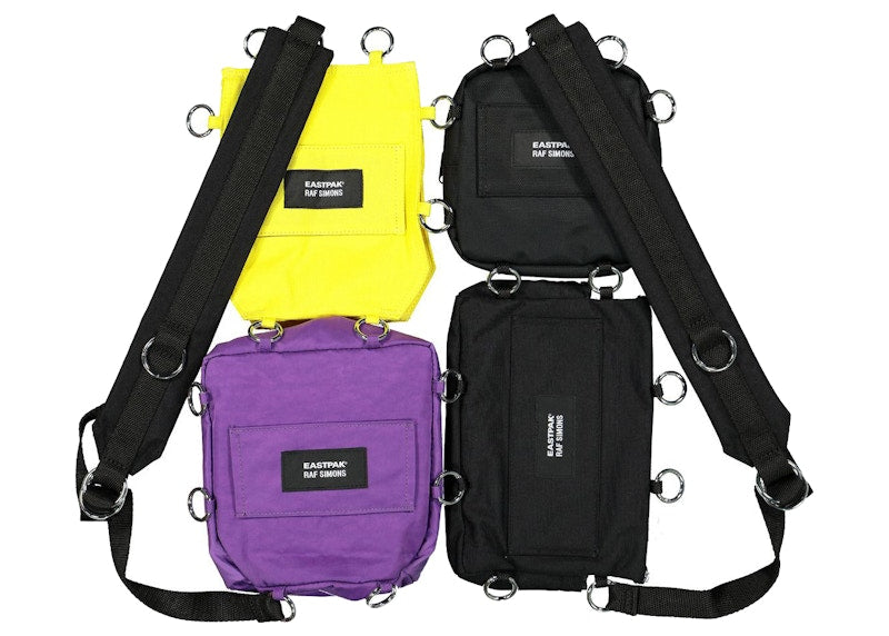 Raf Simons x Eastpak Pocketbag Loop Black/Yellow/Purple