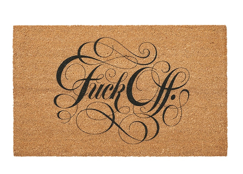 Raised By Wolves FUCK OFF COCO MAT