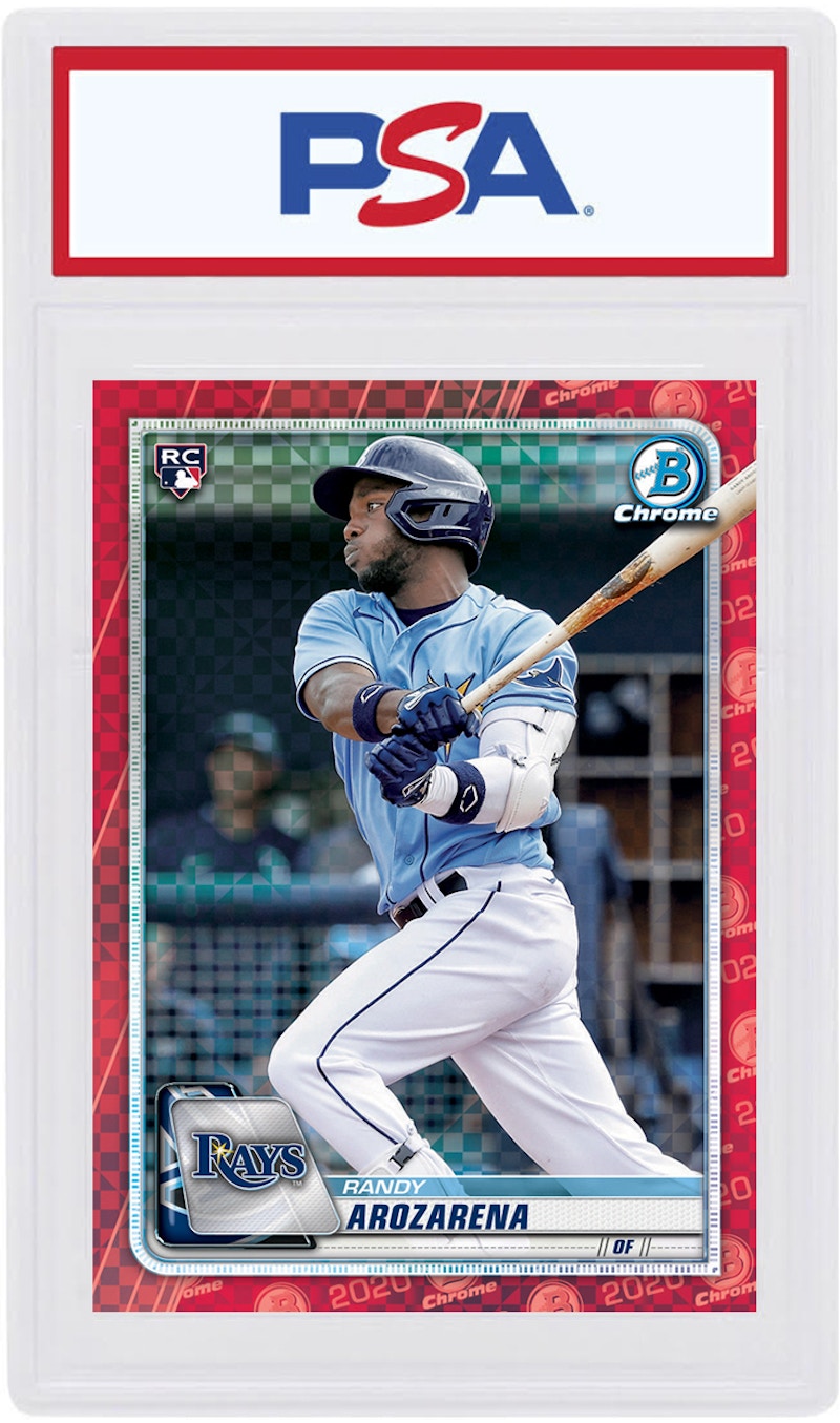 Randy Arozarena 2020 Bowman Chrome X Rookie Red X-Fractor 1/1 #11 (PSA or BGS Graded)