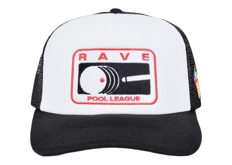 Rave Skateboards 9BALL Trucker Cap Black
