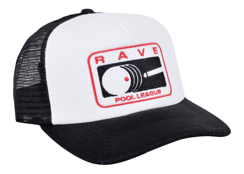 Rave Skateboards 9BALL Trucker Cap Black