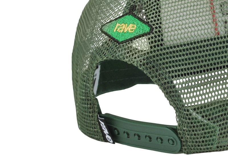 Rave Skateboards 9BALL Trucker Cap Forest