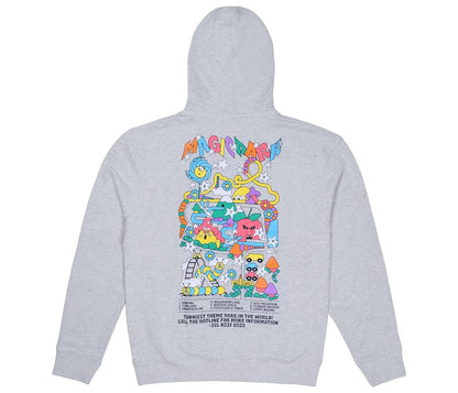 Rave Skateboards Magic Park Studio Jimbo Hoodie Sport Grey