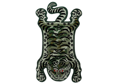 Raw Emotions Mascot Tiger Deluxe Wool Rug Camo