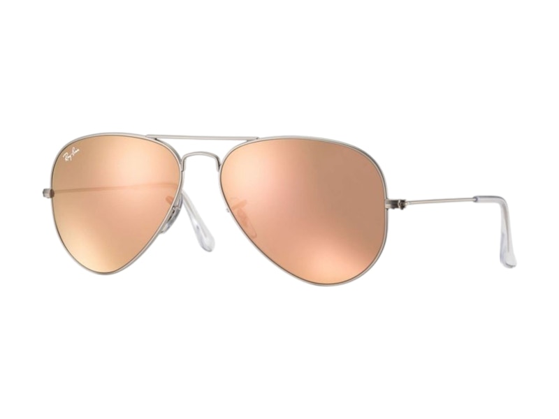 Ray-Ban Aviator Flash Lenses Sunglasses Silver (RB3025-019/Z2-58)
