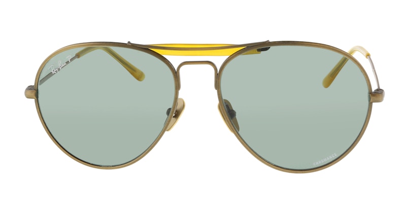 Ray-Ban Aviator Sunglasses Gold/Polar Brown (0RB8063 9207P1)
