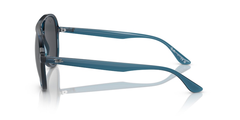 Ray-Ban Aviator Sunglasses Opal Dark Blue (0RB4376 669487)