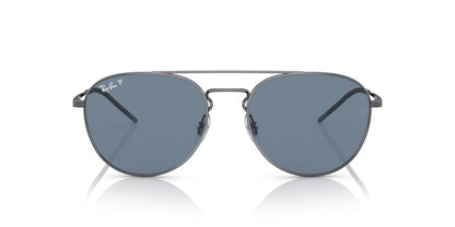 Ray-Ban Aviator Sunglasses Polished Gunmetal (0RB3589 92492V)