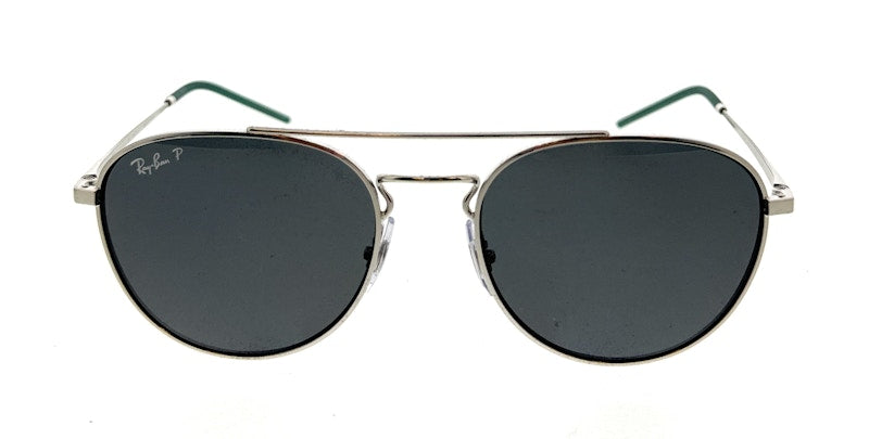 Ray-Ban Aviator Sunglasses Polished Silver (0RB3589 925181)