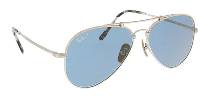 Ray-Ban Aviator Sunglasses Silver (0RB8125M 9165)