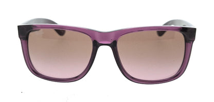 Ray-Ban Justin Square Sunglasses Transparent Violet (0RB4165 659514)