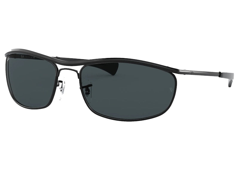 Ray-Ban Olympian Sunglasses Polished Black/Blue (RB3119)