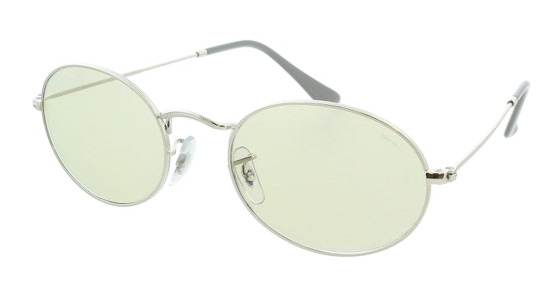 Ray-Ban Oval Sunglasses Silver (0RB3547 003/T2)