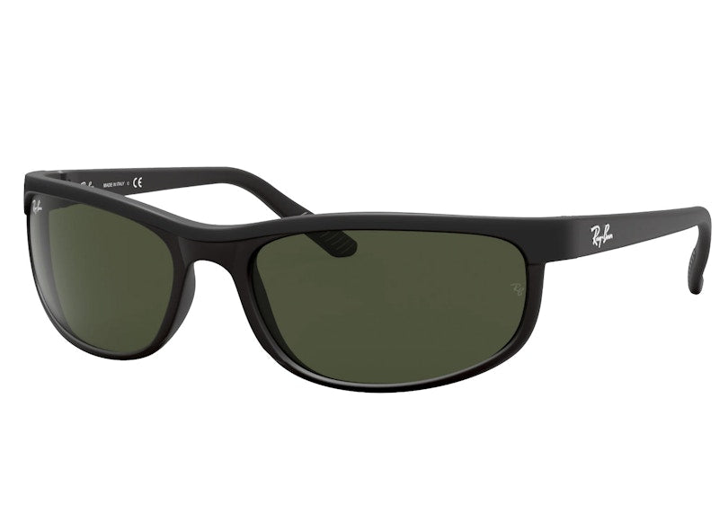 Ray-Ban Predator Sunglasses Matte Black/Green (RB2027)